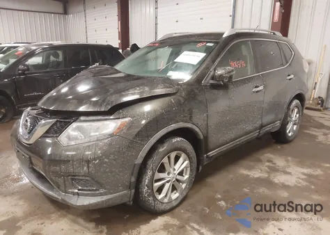 2016 Nissan Rogue Sv из США, поврежденный, VIN KNMAT2MV5GP662980